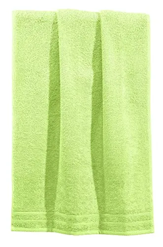 Erwin Müller Badetuch Heidelberg 100% Baumwolle hellgrün Größe 100x150 cm - saugstark, gut trocknend, kompakt, leichte Qualität - ideal für Sport, Strand, Reisen (weitere Farben)
