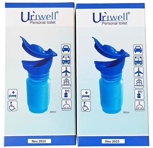 Stück Uriwell 800ml Miniurinal, Mobiltoilette ausziehbar unisex Version2025 2