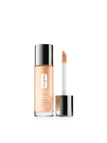 Clinique Beyond Perfecting Foundation+Concealer 6.5 Buttermilk 30ml - Make-up mit 2-in-1 Funktion: Die Clinique Beyond Perfecting Foundation & Concealer kombiniert Foundation und Concealer für eine perfekte Abdeckung und langanhaltenden, natürlichen Look.