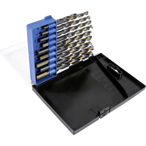 FRITZFURT 3111-1019 HSS-G Metall-Spiralbohrer-Set 19teilig 1.0 mm, 1.5 mm, 2....