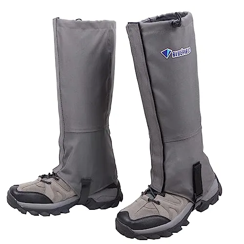 Azarxis Outdoor Gamaschen wasserdicht | Atmungsaktiv, Beinschutz, Für Damen und Herren, Skifahren, Wandern, Jagen, Radfahren, Schutz vor Schnee, Nässe und Schlamm