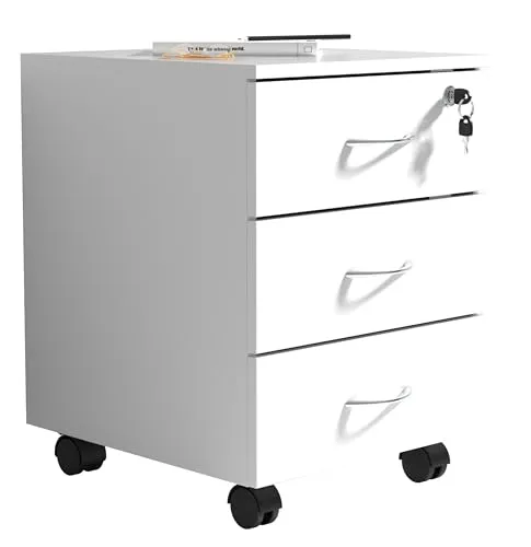 VCM Rollcontainer mit 3 Schubladen