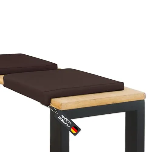 Lycce Bankauflage Klemmkissen 1 Leiste in braun von Lycce