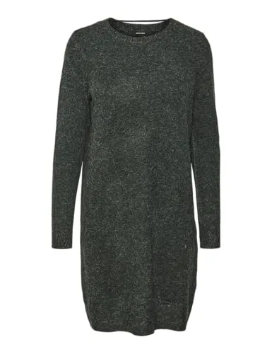 VERO MODA Vmdoffy O-Neck Dress – Elegantes Kleid für Damen in grün von VERO MODA