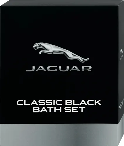 Jaguar Classic Black Bathing Kit für Männer - Elegantes Geschenkset mit 100 ml Eau de Toilette für stilbewusste Männer. Ideal für die tägliche Pflege und ein ansprechendes Dufterlebnis.