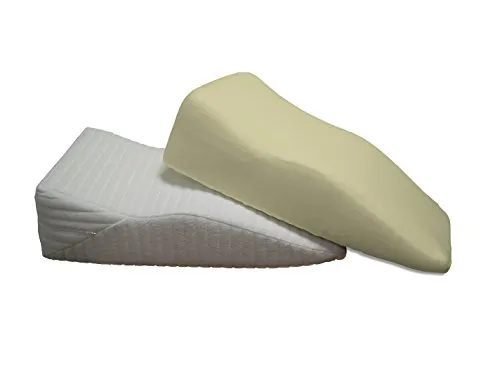 Dukal | Bezug für Beinruhekissen/Venenkissen | Maße: 40x70 cm | aus hochwertigem DOPPEL-Jersey | 100% Baumwolle | Farbe: Creme