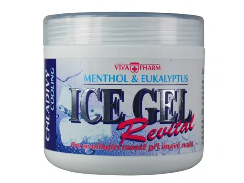 VIVACO VIVAPHARM Kühlendes Eisgel mit Eukalyptusöl und Menthol 500 ml