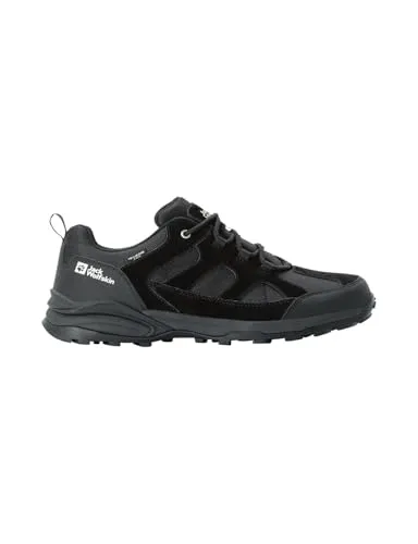 Jack Wolfskin Herren Trail Hiker Texapore Low M Wanderschuh - Black, 41 EU - Wasserdichter Wanderschuh mit TEXAPORE-Technologie für hohen Tragekomfort und optimalen Grip auf jedem Terrain.