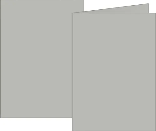 BRUNNEN 105125580 Doppelkarte B6 200g gr 10Karten