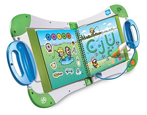 LeapFrog LeapStart Electronic Book - Elektronisches Lernspielzeug für Vorschulkinder, fördert über 50 Fähigkeiten und bietet interaktive Lernerfahrungen mit bunten Seiten und verschiedenen Lernkategorien.