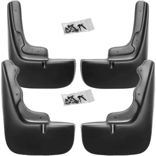 Schmutzfänger für Fiat Ducato III - Vorne & Hinten - Hochwertige Schmutzfänger aus TPE Kunstoff-Gummi Gemisch, einfach zu installieren und straßenzugelassen, ideal für optimalen Schutz Ihres Fahrzeugs.