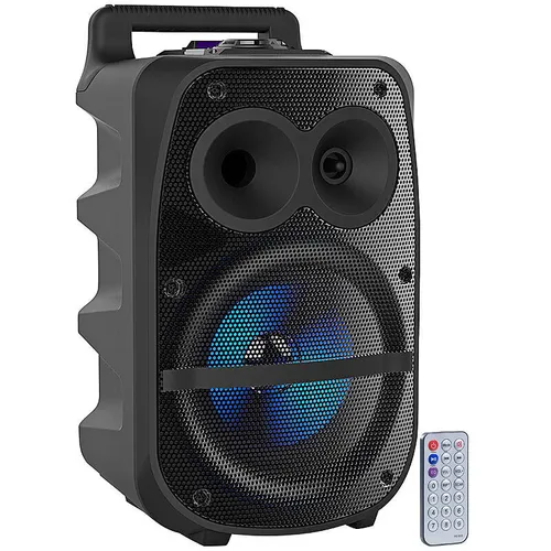 auvisio Partylautsprecher - Mobile PA-Partyanlage mit 150 Watt, Bluetooth, USB, SD, Karaoke und FM-Radio für unvergessliche Partys