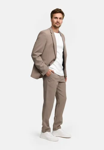 JEFF Herren JFMatthew Set Anzug 2-teilig | Eleganter Regular Fit Anzug für Männer White Pepper, Größe 50 - Elegantes 2-teiliges Anzug-Set mit Sakko und Hose in hochwertiger Verarbeitung. Der Regular Fit sorgt für eine bequeme Passform, ideal für besondere Anlässe oder den Büroalltag.
