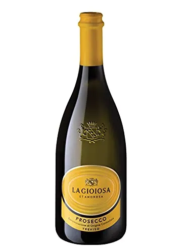 La Gioiosa Prosecco DOC Treviso - Weißer Schaumwein aus Italien - Prosecco aus Venetien mit feiner Perlung und fruchtig-blumigem Aroma, ideal als Aperitif zu Appetithäppchen oder Meeresfrüchten.