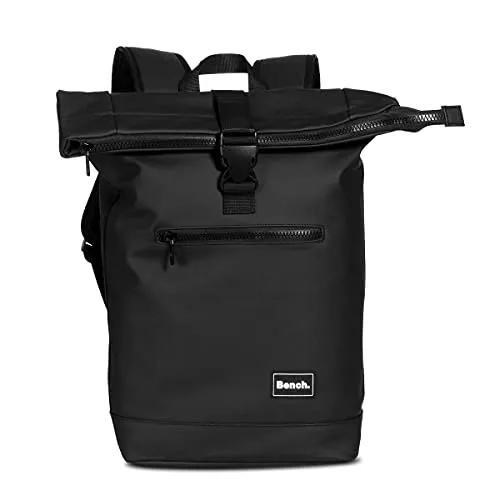 Bench. HYDRO Rolltop Freizeitrucksack - Daypack mit einrollbarer Höhe von 56 cm auf 47 cm, ideal für flexible Einsatzmöglichkeiten und stylische Farbwahl.