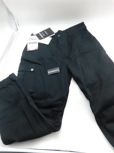 Damen-Motorradjeans LADY JOGGER FIT BLACK W36 L30