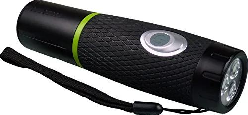 PowerPlus Blackbird Dynamo LED-Taschenlampe, Stahl, schwarz von POWER plus