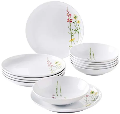 KAHLA Five Senses Wildblume Tafelset 12tlg. für 6 Personen von Kahla