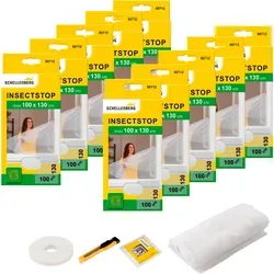 SCHELLENBERG Fliegengitter-Gewebe für Fenster ohne Bohren