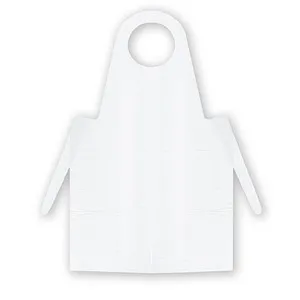 Meditrade unisex Überwurfschürze weiß Einheitsgröße 50 St.