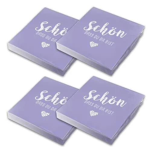 Papierservietten Lila von itenga