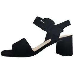 Gabor Damen Riemchensandalen - Elegante Sommerschuhe für Frauen - Wanderschuhe mit 6 cm Blockabsatz, aus hochwertigem Textil und Leder für optimalen Komfort und Stil bei Freizeitaktivitäten.