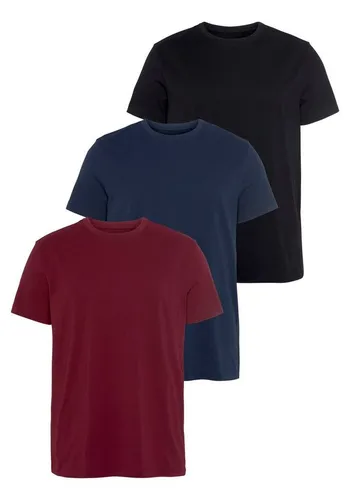 AJC T-Shirt (3er-Pack) lockere Passform, Basic-Stil von AJC