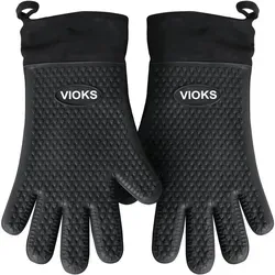 Topfhandschuhe & Topflappen Schwarz von Vioks