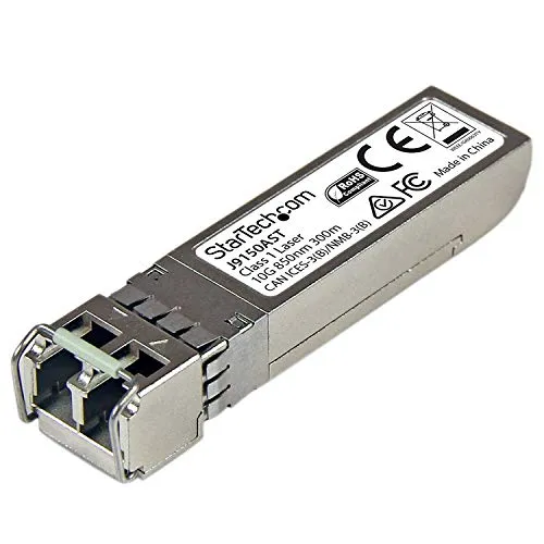 StarTech.com 10 Gigabit LWL SFP+ Transceiver Modul, kompatibel mit HP J9150A - Computer-Adapter, bietet 100% Kompatibilität mit HP J9150A und lebenslange Garantie, ideal für zuverlässige Netzwerkanwendungen.