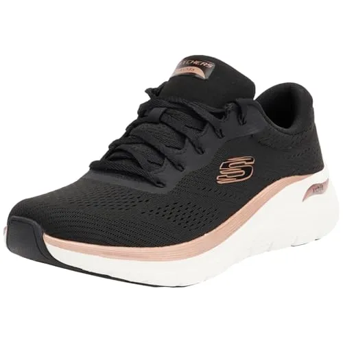 Skechers Damen Sports Shoes, Schwarz, 41 EU in rosegold von Skechers