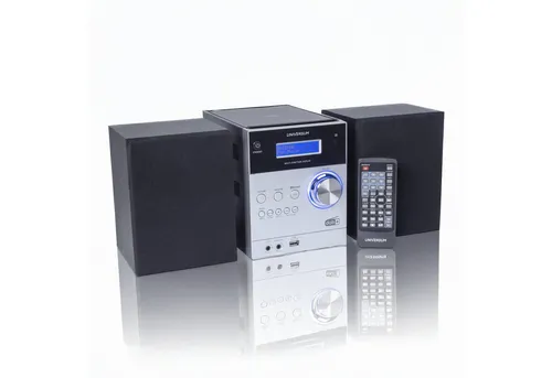 UNIVERSUM Stereoanlage MS 300-21 Silver - DAB+ Radio, CD-Player, Bluetooth und USB für vielseitigen Musikgenuss