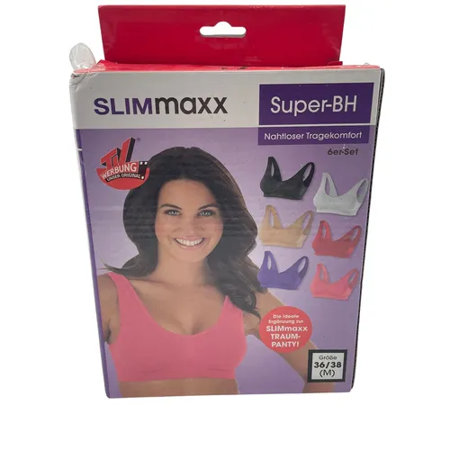 Slimmaxx 6er SET Sport BHs in 6 Farben