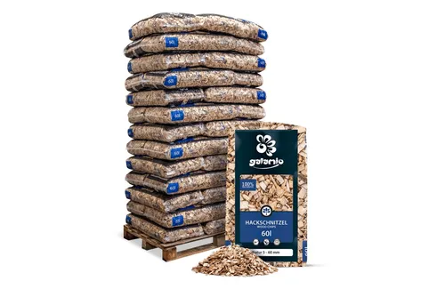 GALAMIO Holzhäcksel Natur, (Palette, 39-St) von Galamio