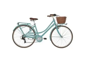 ANITAbyAlpina Cityfahrrad 28 Zoll FREETIME Lady, aqua - Fahrrad mit leichtem Aluminiumrahmen und 7-Gang Kettenschaltung, perfekt für Ausflüge und Stadtfahrten, kombiniert Stil und Funktionalität.