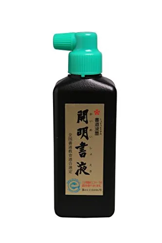 開明 Sumi-Tinte, Schwarz, Flasche, 180 ml, Pigment, Tinte