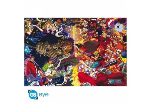 ABYstyle Poster ONE PIECE - Poster Maxi 91.5x61 - 1000 logs Final Fight