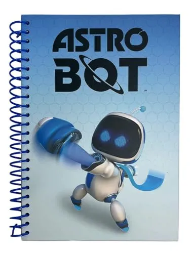 Astro Bot Crew A5 Notizbuch und Aufkleber von Pyramid International