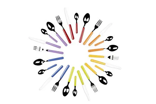 Excelsa Besteckset 24 Stück Fashion Stahl Bunt
