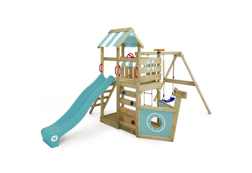 Wickey Spielturm SeaFlyer – Maritimer Kinderkletterturm
