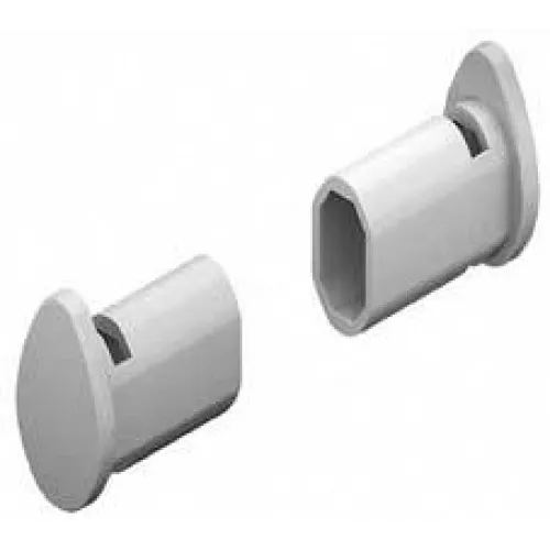 Element System Endstopfen 6305 | RAL 7040 - VE=1 Paar