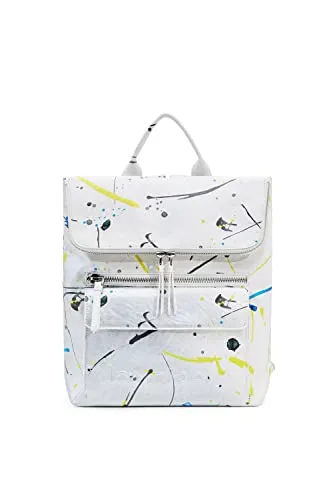 Desigual Women's Back Splat_NERANO 2004 Silver, Black in schwarz von Desigual