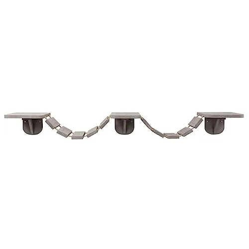 Trixie Kletterleiter für Katzen 150 cm Holz/Sisal - Kratzbaum & Möbel, stabil und ideal für aktive Katzen, fördert Bewegung und Spielspaß.