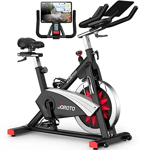 JOROTO Speedbike Ergometer X2 X2PRO - Heimtrainer mit multifunktionalem Display, kraftvolle Magnetbremse und komfortablem Sattel für effektives Indoor Cycling