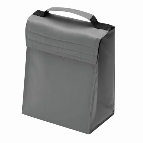 Kleine Kühltasche 20 x 14 x 25 cm 6 Liter für Getränke 500 ml Silber