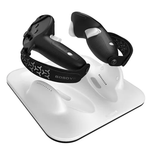 Controller Ladestation für Meta Quest 3 und Quest 3S - Praktische Ladestation für Controller der Meta Quest 3 und 3S, bietet eine kompakte Dockinglösung mit modernem Design und stabiler Standfestigkeit.
