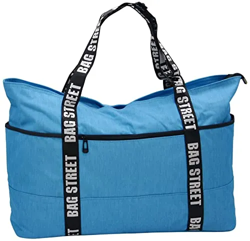 BAG STREET INTERNATIONAL Shopper XXL Damen Freizeittasche in türkis von J JONES JENNIFER JONES