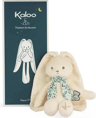 Kaloo Lapinoo Kleiner Teddyhase - Kuscheltiere - Fröhlicher Hase mit langen Ohren, perfekt zum Spielen und Kuscheln. Waschmaschinenfest und in einer individuell gestaltbaren Geschenkbox.