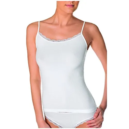 Nina von C. Body & Soul Spaghettitop Größe 40, Farbe weiß