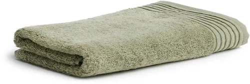 Möve Duschtücher Loft - Walkfrottier in Grün - Handtücher aus 100% Baumwolle, besonders saugfähig mit einem Flächengewicht von 550 g/m². Ideal für den täglichen Gebrauch im Bad.