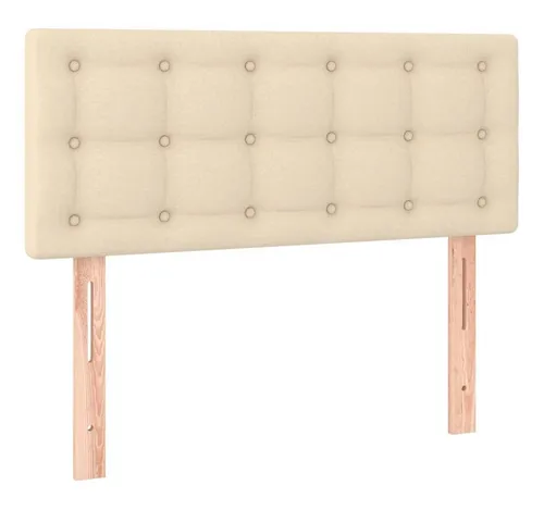 vidaXL LED Kopfteil Creme 80x5x78/88cm von vidaXL